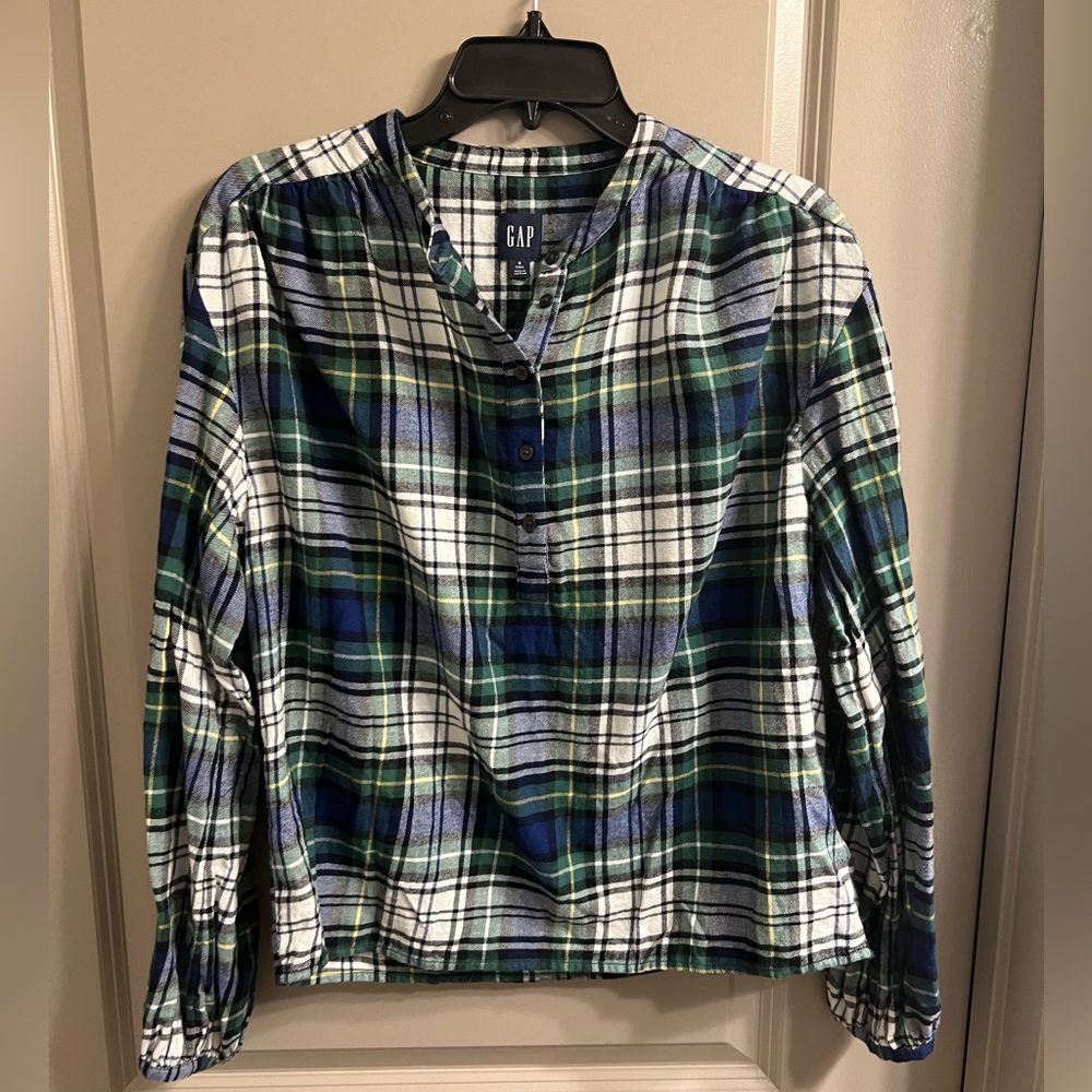 Gap Flannel Blouse